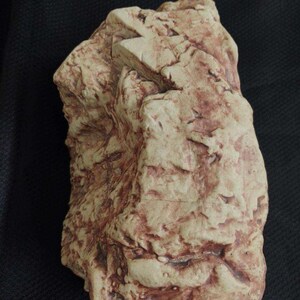 Vintage rock shaped vase ceramic. image 2