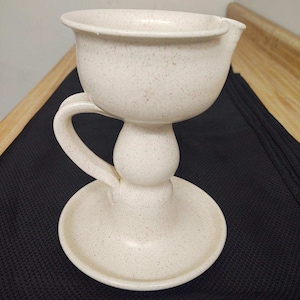 Vtg. Haeger pottery S. Maglio signed handled vase.