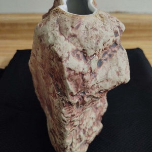 Vintage rock shaped vase ceramic. image 9
