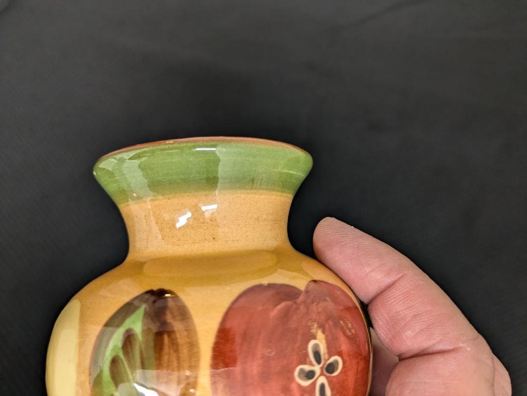 Vtg. HMV Hungarian Majolika Vase, Hand Painted. - Etsy