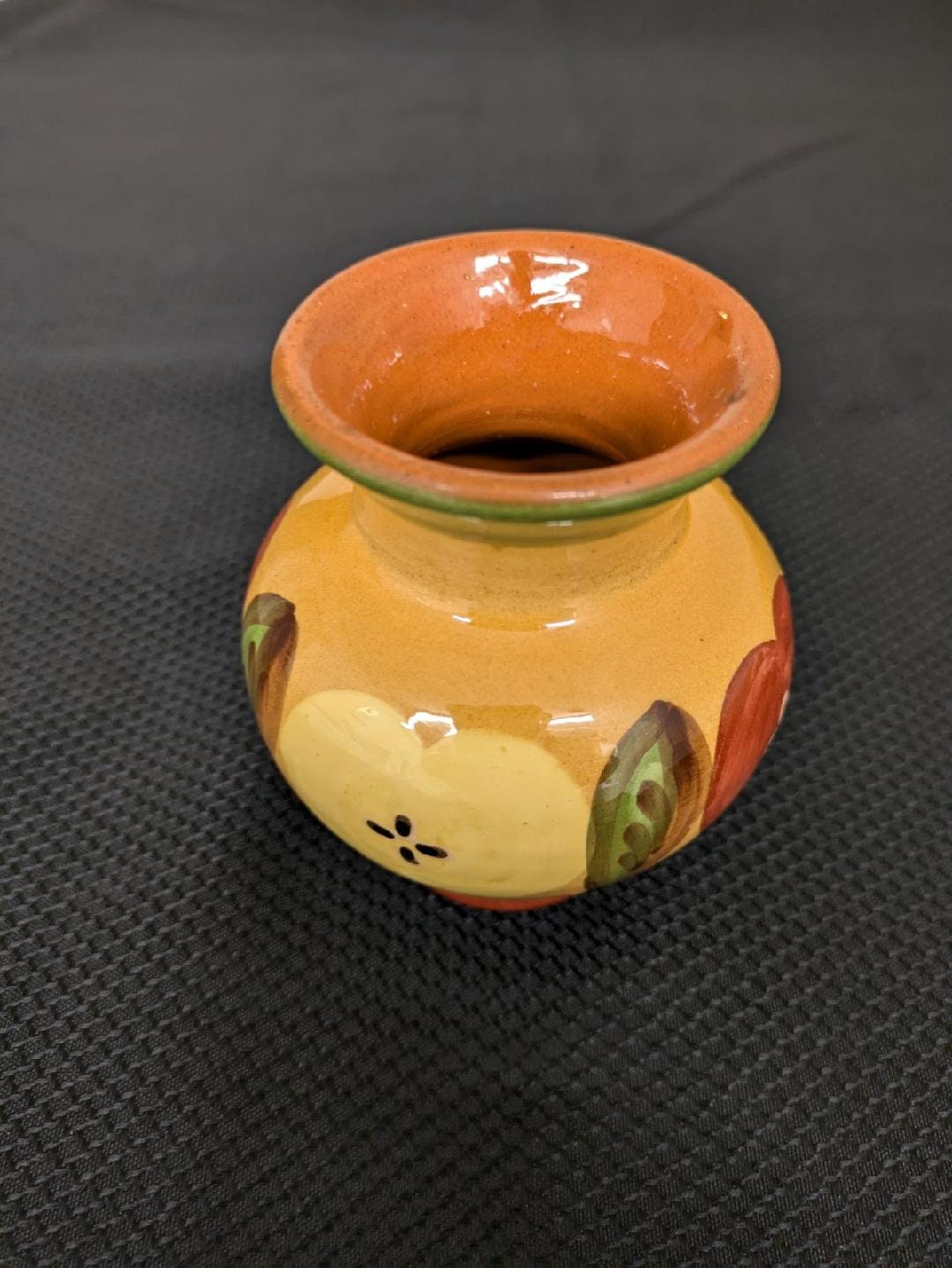 Vtg. HMV Hungarian Majolika Vase, Hand Painted. - Etsy