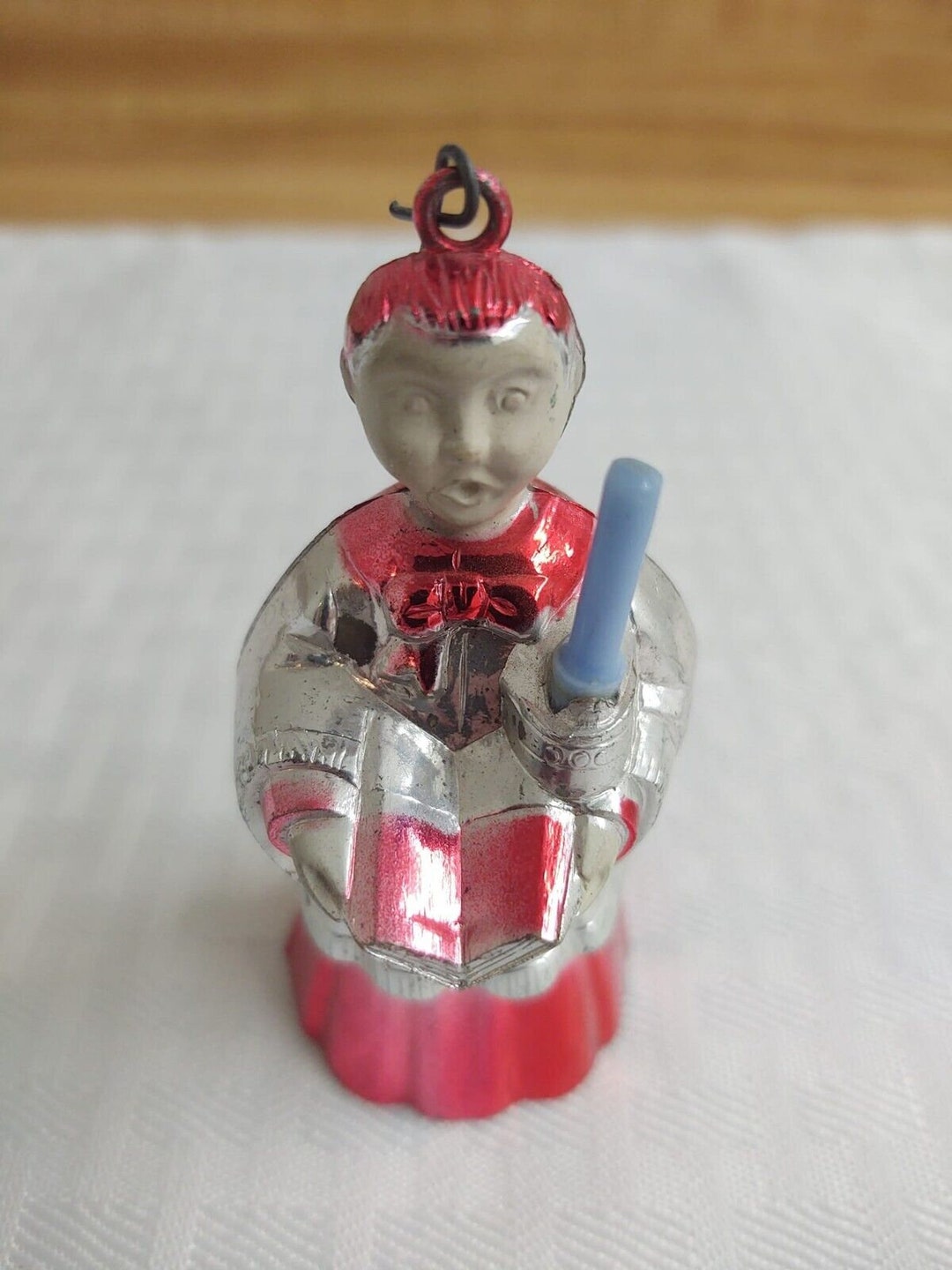 Vintage Bradford Plastics Choirboy/caroler Ornament. Etsy