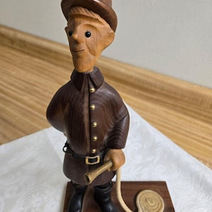ロメール木工人形　裁判官　ROMER made in ITALY ROMER Wood Figurine 12.25