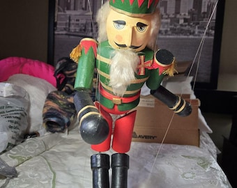 Vtg. large paper mache string puppet, Marshall Field's exclusive. RARE.