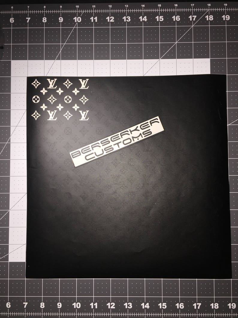 LV louis vuitton stencils for customizing shoes | Etsy