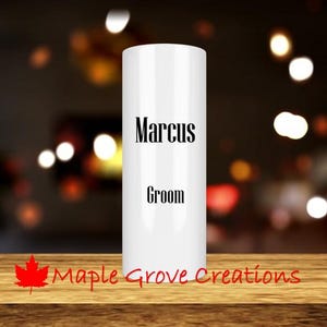 Wedding Shot Glass, Groom Shot Glass, Best Man Shot Glass, Groomsmen Shot Glass - Personalized - 3 OZ Shot Glass - 9 font colors