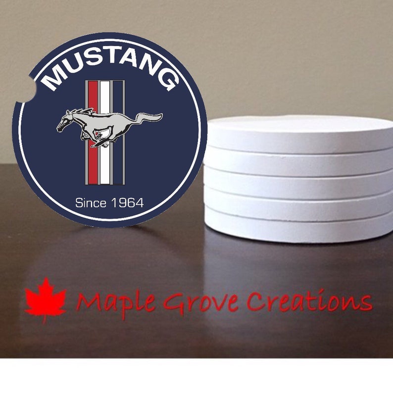 2.56 Coasters Custom Car Coasters Hardboard or Rubber Available in