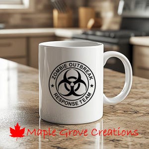 Zombie Outbreak Response Team Coffee Mug - 11 oz coffee mug - Available in ceramic or plastic