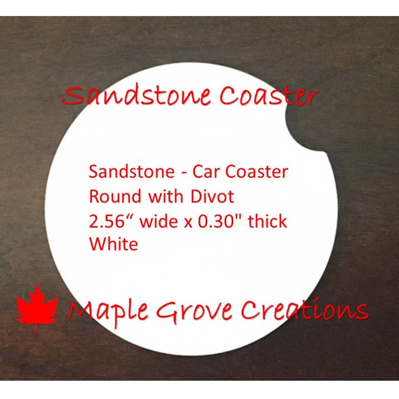 Custom Coasters Set of 2 Black /& White Design Car Coasters 2.56 Coasters Available in Sandstone 16 Designs Hardboard or Rubber