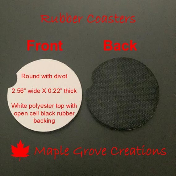 タイダイカーコースター - 2個セット - 2.56インチコースター