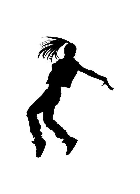 Hip Hop Dancer 3 Svg Vector Cutting File Clip Art Available Etsy