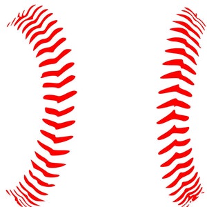 Baseball Seams SVG vector cutting file / clip art available for instant download.