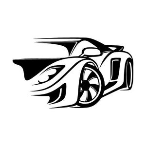 Sportwagen overzicht SVG-vectorbestand/illustraties beschikbaar voor directe download.