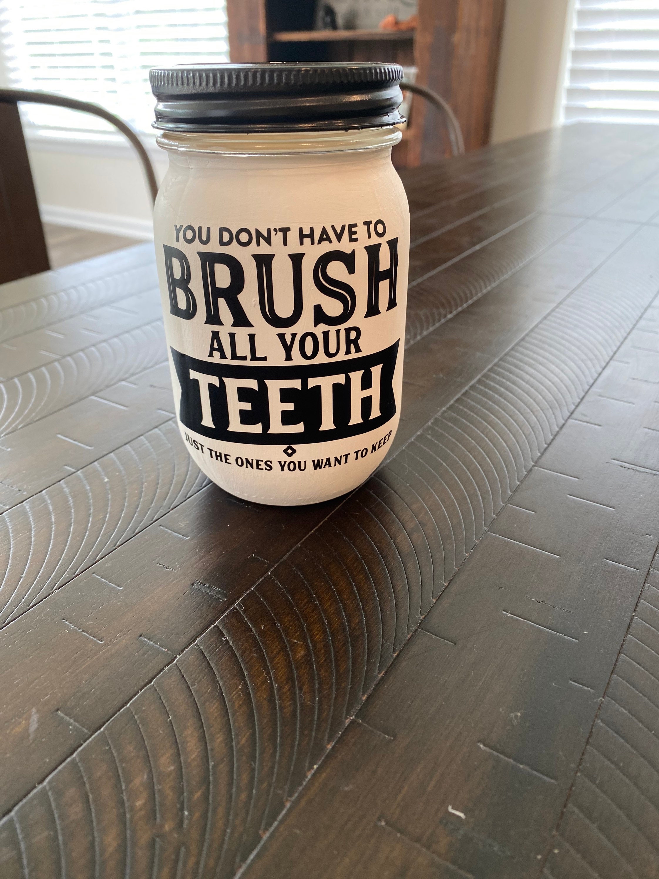 Brush your teeth toothbrush holder Etsy