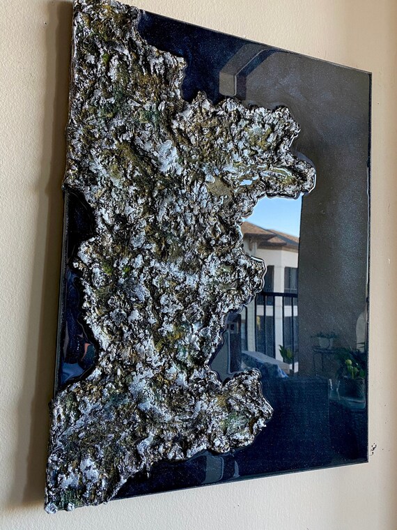 Original abstract painting with texture and resin on canvas modern art unique abstract painting texture abstract home decor