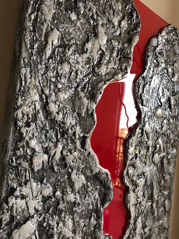 Original textured abstract painting with unique texture and epoxy resin on canvas unique art modern art home decor original art abstract art