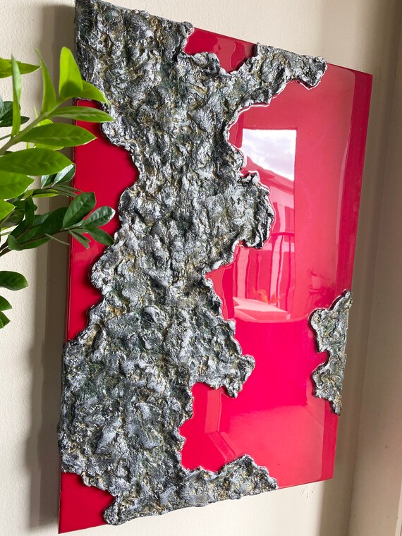 Large Original abstract painting with resin and texture on canvas unique art modern art texture art acrylic painting home decor original art