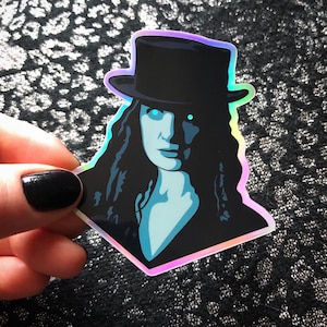 Pegatina de vinilo holográfica ROSE THE HAT - Doctor Sleep - Stephen King - Villano de terror