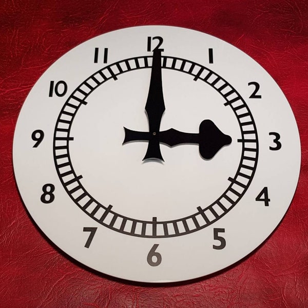 Arsenal FC Clock End Replica Wall Clock. 12 inch.  (Not cheap MDF)