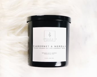 MODERN GEM JAR • Soy & Coconut Candle • All Natural • Clean Burning • 8 oz