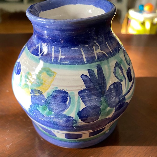 Yellow Flower Vase Etsy