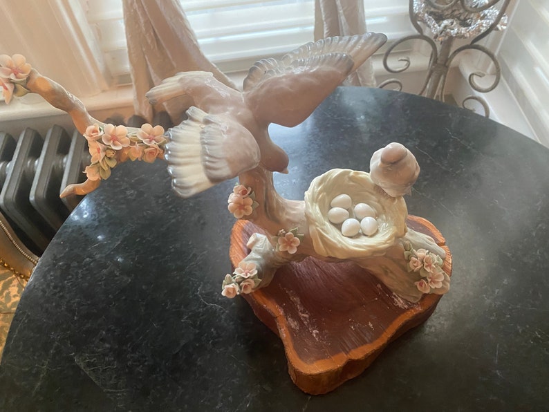 Lladro Birds With Nest Etsy