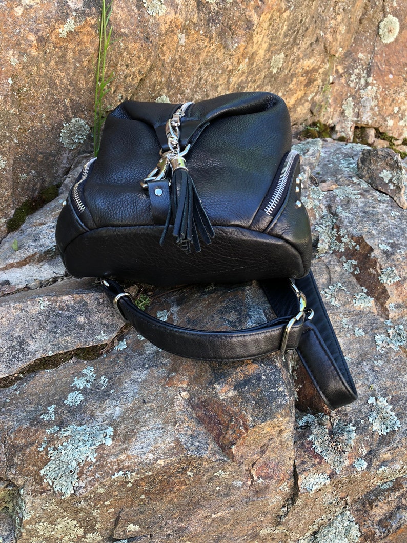 Leather Backpack Handbag