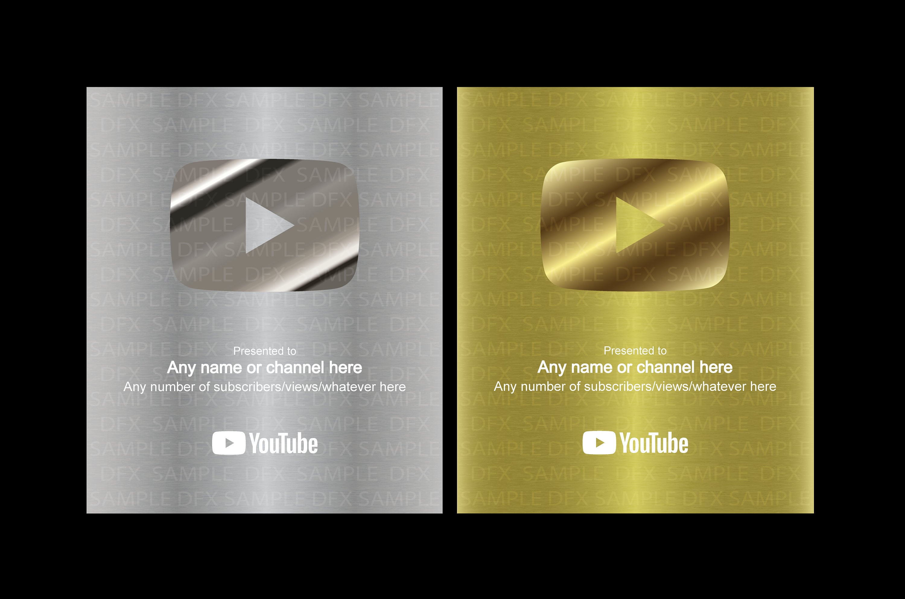 Youtube Award Etsy Youtube Award Etsy