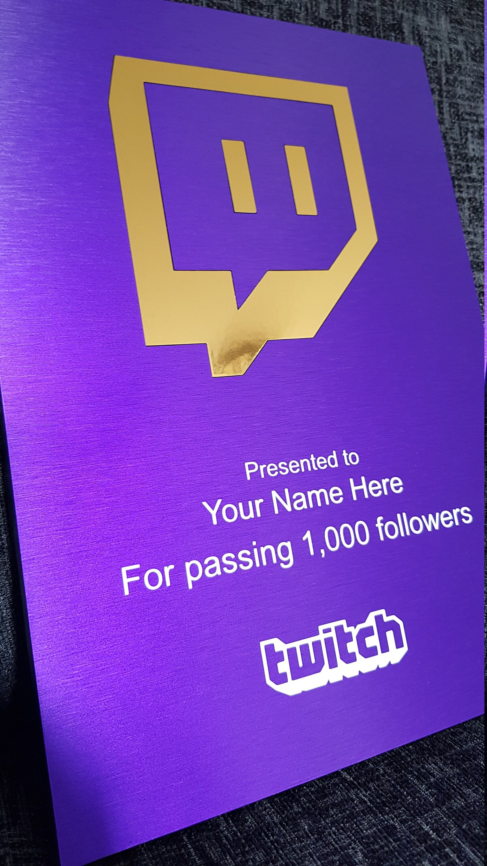 Custom Designed & Personalized Twitch Streamer Follower Etsy UK