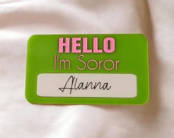 Hi I'm Soror (name)