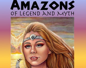 Amazons, Warrior Women Adult PDF Coloring Book, Matthew Davidson, printable download