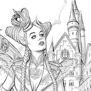 coloriages coloriage adulte page de steampunk etsy canada bijoux au point croix