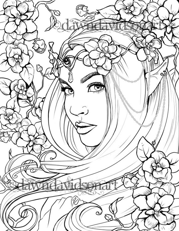 Freckles the Fairy Coloring Page Printable Colouring for | Etsy UK Freckles the Fairy Coloring Page Printable Colouring for | Etsy UK