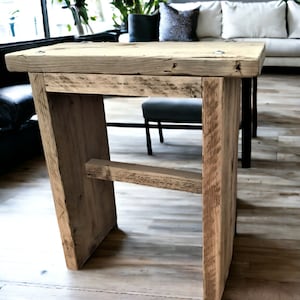 Side Table - Stool - Storage Unit - Storage Box - Using Reclaimed Wooden Scaffold Boards | THE BELGRADE