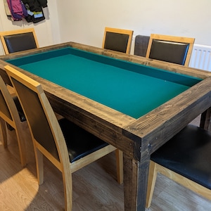 Custom Gaming Table D&D Pathfinder Reclaimed Scaffold Boards THE LIMA image 6