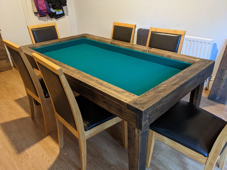 Custom Gaming Table D&D Pathfinder Reclaimed Scaffold Boards THE LIMA image 6