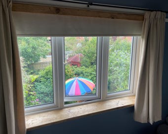Reclaimed Wood Window Blackout Frame: Sunlight Blocker, Sleep Helper