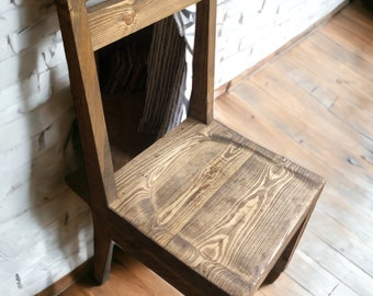 Reclaimed Dining Chair Set | Rustic Seating | Scaffold Board Wood | THE ELM