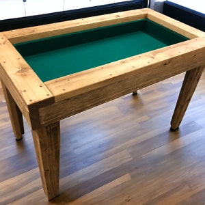 Custom Gaming Coffee Table | D&D Pathfinder | Reclaimed Scaffold Boards | THE HYDE