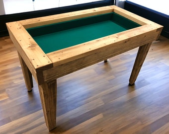 Custom Gaming Coffee Table | D&D Pathfinder | Reclaimed Scaffold Boards | THE HYDE