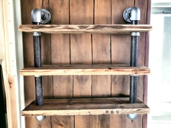 Wall mounted industrial shelving deals