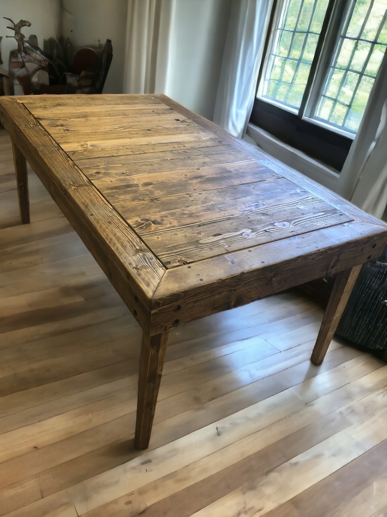 Custom Gaming Table D&D Pathfinder Reclaimed Scaffold Boards THE LIMA image 5