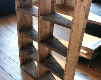 Tall Storage Unit - Storage unit / bookshelf / vinyl record storage - Reclaimed | THE PORTISHEAD