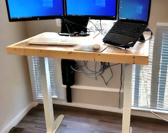 Sit Stand Desk, Electric Standing Desk, Ergonomic Height Adjustable Desk | THE ROSIE