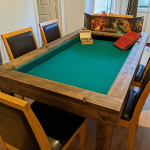 Custom Gaming Table D&D Pathfinder Reclaimed Scaffold Boards THE LIMA image 1