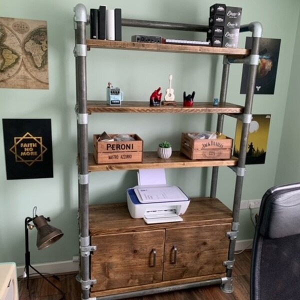 Industrial Shelving Etsy