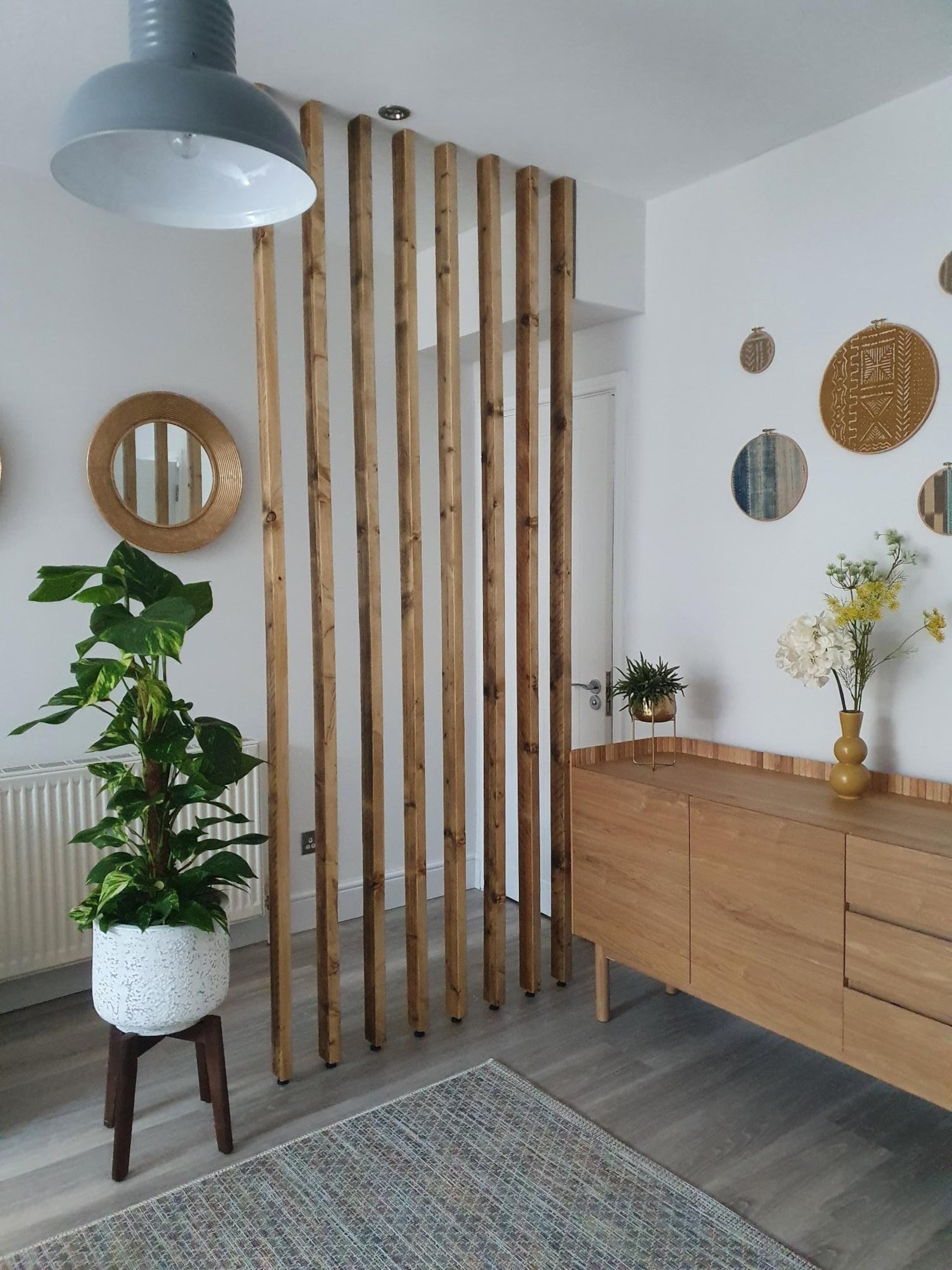 Houten Wand scheidingswand Room Divider kit diy Houten Etsy België