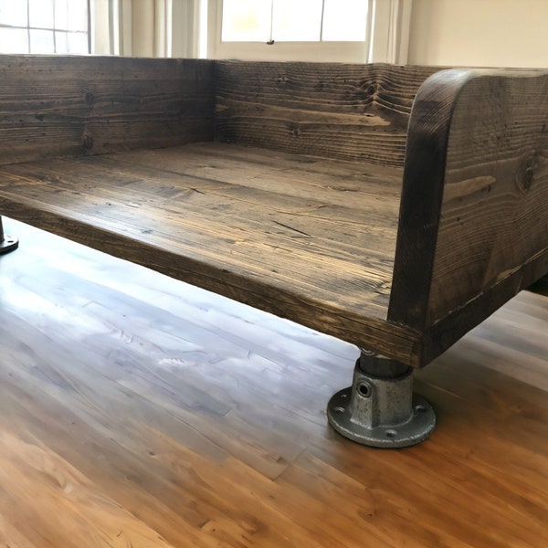 Reclaimed Wood Dog Bed | Rustic Pet Bed