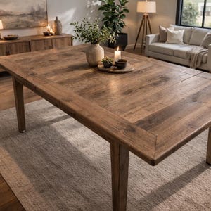 Mesa de comedor extensible / Madera recuperada / THE MITRE