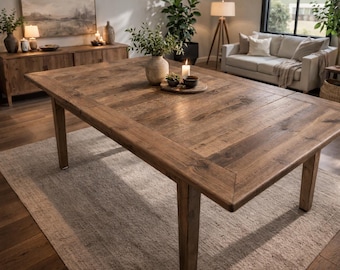 Extendable Dining Table | Reclaimed Wood | THE MITRE